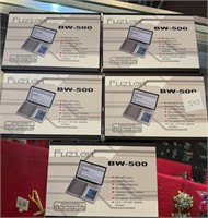 Lot of 5 Fuzion BW-500 Digital Scales