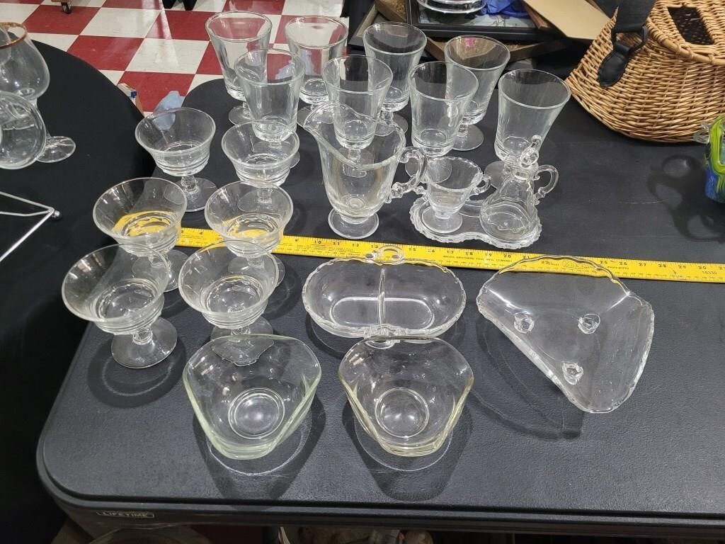 22pc lot glassware most FOSTORIA CENTURY