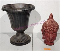 Pot, Buddha Statue