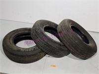 (3) 205/75R14 Trailer Tires
