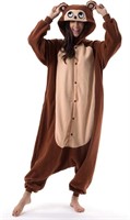Brown Monkey Animal Pajamas Size:XL-2 PACK