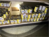 Shelf of Canned Vegetables