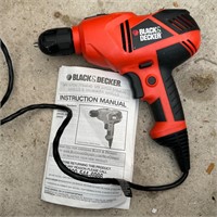 Black & Decker 3/8” Electric VSR Drill/Driver