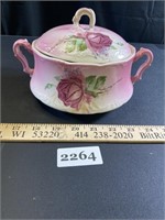 pretty Rose Container with Lid