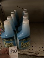 Bottles of Fresh Drain