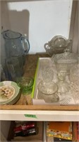 Classic Glass Dishes, Pitcher, Glasses