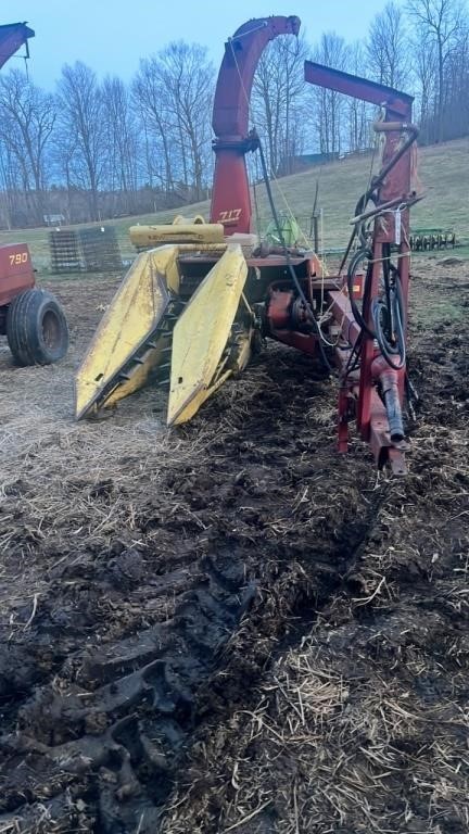 717 super corn harvester single row