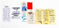 Lot Of 7 Vintage Daisy BB Gun Info / Accessories