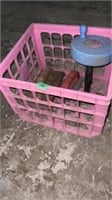 Crate with Drum Auger, misc