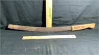 Village Blacksmith Machete , wood handle