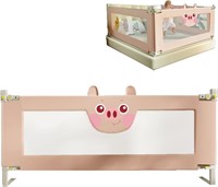 One Pack Bed Rail for Toddlers(70", Pink)