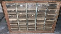 Storage Container for Hardware rusty with