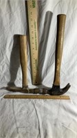 Wood Handled Claw Hammer, Rock Hammer