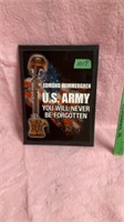 Army wall plaque