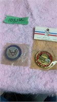2 Army veterans tokens