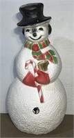 (MN) Blow Mold Snowman 41 inches tall