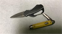 Pocket Knives, one broken blade