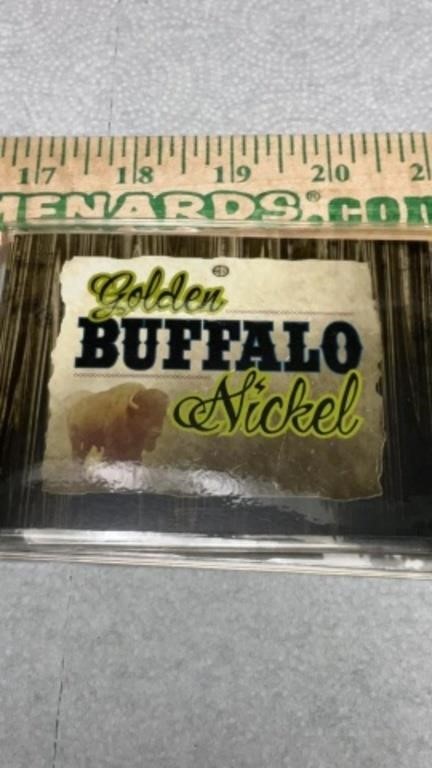 Golden Buffalo Nickel