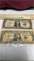 Dollar Bills, 1935A, 1957. (2)