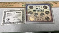 History of U.S. Nickels Coin Set