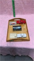 Wood tray and collecting cars