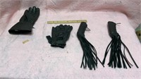 Grip tassels and gloves