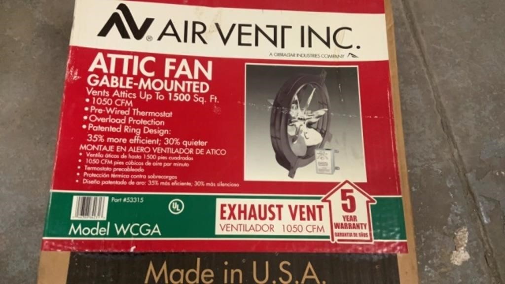 Exhaust Vent in box