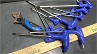 T Handled Hex Key Wrenches