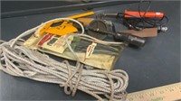 Rope,Pliers, Hand Drill,Soldering Iron