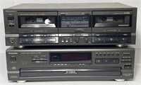 (AF) Technics Stereo Double Cassette Deck