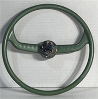 (FG) Vintage Sage Green Steering wheel 15 inches
