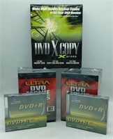 (KL) DVD movie cases with DVD +R with DVD X copy