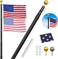 20FT Telescopic Flag Pole Kit