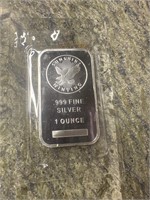 1 oz Sunshine Mint Silver Bar 0.999 Sealed