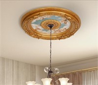 24in Cherub Sky Ceiling Medallion