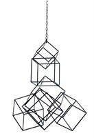 Absract Gunmetal Chandelier