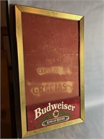 Budweiser Advertising Cork Board