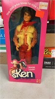 Horse lovin Ken Barbie new in box