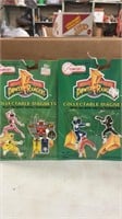 Power Ranger collectable magnets  new in pkg