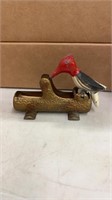 Cast iron woodpecker Toothpick holder/dispenser