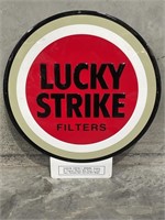 LUCKY STRIKE FILTERS Embossed Tin Sign - 610 x