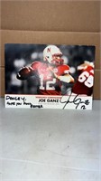 Signed picture of Joe Ganz  Husker football