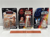 3 x STAR WARS Figures In Original Packaging