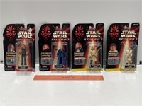 4 x STAR WARS Episode 1 Figures In Original