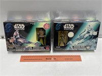 2 x STAR WARS The Power Of The Force Figures In