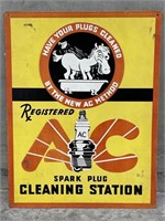 AC SPARK PLUG Tin Sign - 340 x 440 
Modern