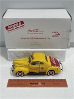 1940 COCA-COLA Die Cast Metal Salesman’s Car In