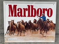 MARLBORO MAN Embossed Tin Sign - 550 x 440