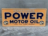 PENNSYLVANIA POWER MOTOR OIL “The Oil That Wears”