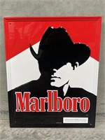 MARLBORO MAN Embossed Tin Sign - 440 x 550
Dated